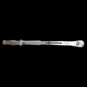 J.H WILLIAMS VINTAGE TORQUE WRENCH S-57 20 TO 200 FOOT LBS 19.5" Long